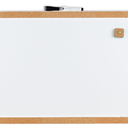 U Brands Pin-It Magnetic Dry Erase Board, 20 x 16 Inches, White Frame, 428U00-01