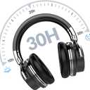 Million Sold 10 Years Classic E7 Active Noise Cancelling Headphones with Upgraded Noise Cancellation, Bluetooth Headphones Wireless with HD Sound Vivid Deep Bass, for Home Office Travel Birthday Gift (Black)