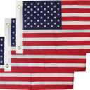 3 x 3PCS Boat Flags Boating Sailing National Small Flag Banner for Boat (United States)