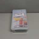 WIBIMEN Ice Cube Tray with Lid and Bin - Round Ice Trays for Freezer with Lid - Ice Cube Trays for Freezer with Ice Container (0.8"-2PACK Blue)