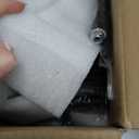 Black Kitchen Island Lighting, 3-Lights Modern Dining Room Light Fixture, Farmhouse Pendant Light Fixtures with Glass Shades, Adjustable Rectangle Linear Chandelier for Living Room