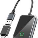 Wireless Carplay Adapter for iPhone, Converts Wired CarPlay to Wireless, Plug and Play Dongle for Apple CarPlay, Bluetooth Control Adapter for Cars from 2016 & Cars with Built-in CarPlay