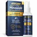 5% Minoxidil for Men Spray: Extra Strength Mens Hair Regrowth Treatment | FAST-DRYING & NON-GREASY | PG-FREE & LOW IRRITATION | GENTLE & SAFE