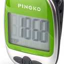 PINGKO Outdoor Multi-Function Portable Sport Pedometer Step/Distance/Calories/Counter (Green)