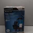 Little Giant 10SC-CIA-RF 115 Volt, 1/2 HP, 7200 GPH Automatic Cast Iron Submersible Sewage/Effluent Pump with Piggy-back Float Switch and 20-Ft. Cord, Blue, 511433