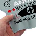 3 x Silk Scarf for Women,Digital Printed Scarves 20.8" x 21.6" Neck Scarf Breathable Lightweight for Nurses Gift Packed (All Angels..)