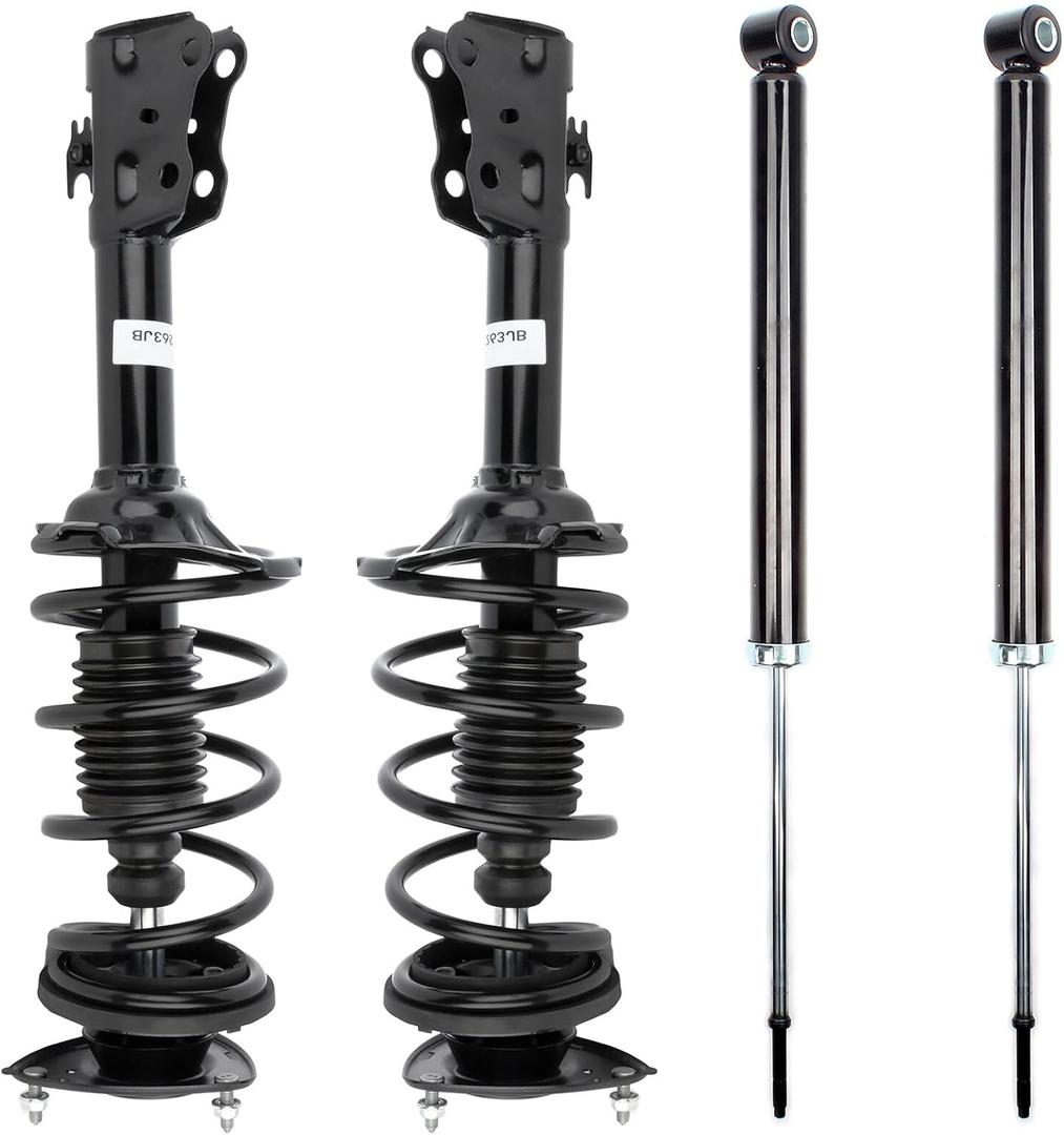 ECCPP Complete Struts Spring Assembly Front and Rear Struts Shock Coil Spring Fit for 2004-2006 for Scion xA 2004-2006 for Scion xB - 172245 343426 5601