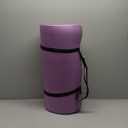Yoga Mat, One-Inch Extra Thick High Density Exercise Mat, Anti-Tear Exercise Yoga Mat with Carrying Strap, Suitable for Various Yoga Exercises (Taro Purple)