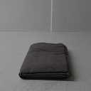 KOUFALL Grey Back Tab Linen Blackout Curtains 92 Inches Long (52"W x 92"L (Pack of 2))