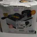 Chefman 4.5 Liter Deep Fryer w/Basket Strainer, XL Jumbo Size, Adjustable Temperature & Timer, Perfect for Fried Chicken, Shrimp, French Fries, Chips & More, Removable Oil-Container, Stainless Steel