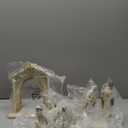 Ivory and Gold Christmas Nativity 10 Piece Set Holiday Decoration New 31379