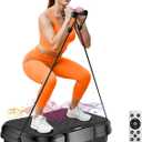 Vibration Plate Exercise Machine,Vibration Plate for Lymphatic Drainage Power Vibration Plate Machine Support 450 Lbs 250 Adjustable Speeds,Vibrating Plate Shake Plate Weight Loss
