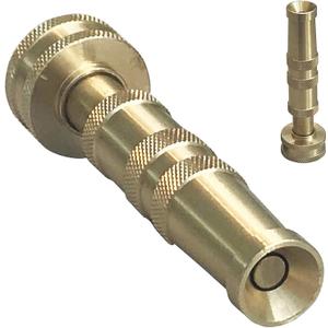 High Pressure Hose Nozzle Heavy Duty | Brass Water Hose Nozzles for Garden Hoses | Adjustable Function | Fits Standard Hoses, Garden Sprayer, Spray Nozzle, Power Washer Nozzle