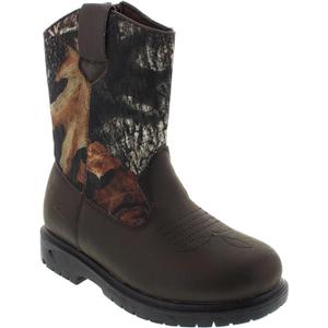 Deer Stags Boy's Tour Snow Boot (1 Little Kid, Brown Camo)