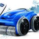 Polaris 9550 Sport Robotic Pool Cleaner, Automatic Vacuum for InGround Pools up to 60ft, 70ft Swivel Cable, Remote Control, Wall Climbing Vac w/Strong Suction & Easy Access Debris Canister