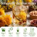 WT WEETEE Dandelion Wolfberry Tea Bags 200g 60-80 Cup, 7 Natural Herbal Ingredients Goji Berry Chrysanthemum Cassia Seed, Wolfberry & Dandelion Herbal Tea (20 Count (Pack of 1))