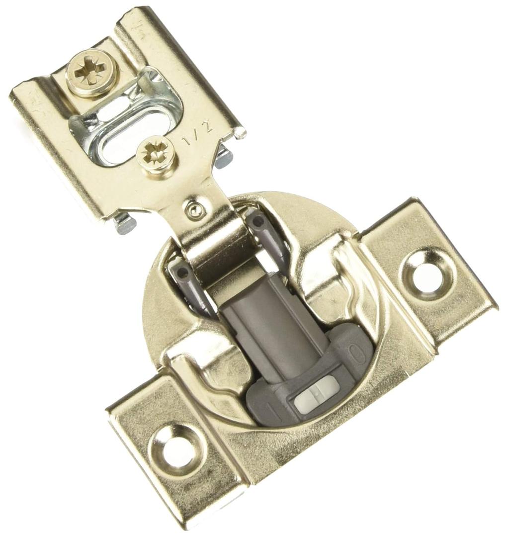 Blum 38N355BE08x20S Compact Soft-Close 1/2" Overlay Blumotion Hinge, Nickel Finish (Pack of 20)