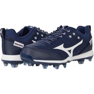 Mizuno mens 9-spike 9 Spike Advanced Finch Elite 5 Womens TPU Molded Softball Cleat, Navy-white, 10.5 US