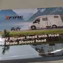 RV Shower Head with Hose, 5+1 Mode High Pressure Shower Head Replacement with On/Off Switch, Water Saving Motorhome Shower Head, Shower Head for RV/Campervan, Caravan
