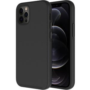 AXS PROTech Case Compatible with Apple iPhone 12, iPhone 12 Pro - Black