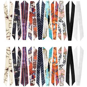 kcctoo 2/6/10Pack Scarf Bags for Women Handbag Scarfs Band Hair Neck Scarves Fashion Gifts