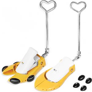 Boot Stretcher,Boot Stretchers for Cowboy Boots,Cowboy Boot Stretcher Adjustable Shoe Stretcher Wide Feet Size7-13 (Yellow)