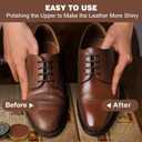 12Pcs Polish Kit for Men & Women - 4 Various Brushes, Black Brown Neutral Mink Oil with Luxurious Box for Shoes, Boots Shine Care Kit,Christmas Gifts for Dad Mom Boyfriend Husband Brother Grandpa