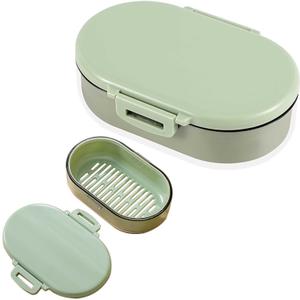 Bar Soap Travel Case, Soap Container, Leakproof Travel Soap Case, Portable Soap Holder with Lid for Gym, Camping Essentials