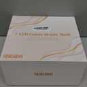 Red Light Photon Facial Mask, Wireless Rechargeable & Ergonomic Design with NIR, Portable for Home & Travel, Gold