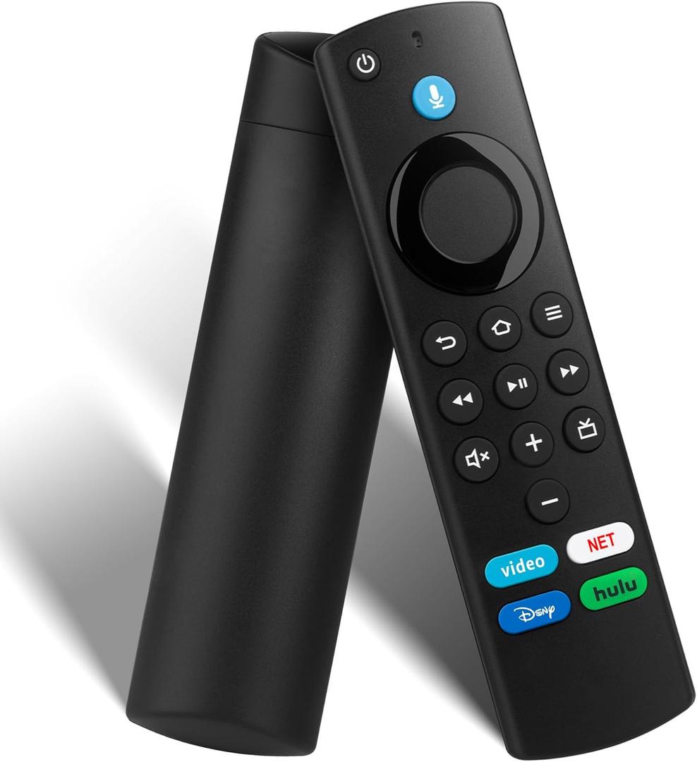 Voice Remote Replacement for FireStick(2nd/3rd Gen/Lite/HD),Stick 4K Max/4K (1st/2nd Gen),TV Cube, Remote for Hisense,3rd Gen Fire Smart TVs (Black)
