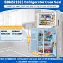 Upgraded 5304528903 Refrigerator Door Gasket Replacement Compatible with Frigidaire Electrolux CRTE2044VB0 FFHI1835VS1, 41.75″×28.8″ 5304523138 Replace 5304522312 PS16544401 Fresh Food Door Gasket