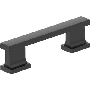 Miseno MCPTRP4300 Alder 3 Inch Center to Center Handle Cabinet Pull - Matte Black