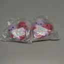 2 x Crochet Heart Valentines Day Gifts for Him Her,Cute Handmade Emotional Support Knitted Doll Thinking of You Cheer Up Gift for Women Best Friend,Funny Long Distance Relationship Gifts,Small Keepsake