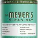 MRS. MEYER'S CLEAN DAY Liquid Dish Soap, Basil Scent, 16 Fl Oz Bottle - 3 Pack