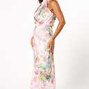 Petal & Pup Women's Anabelle Halter Neck Midi Dress, M