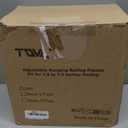 TQVAI 10 Inch Railing Planter - Fit for 1.5 to 3.5 Inches Railing - Adjustable Hanging Planters Outdoor Balcony Deck Flower Pot Holder Metal Baskets for Garden Orchid, Patio Ledge, 3 Pack, Black