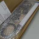 LED Desk Lamp with Clamp, Eye-Caring Clip on Lights for Home Office, 3 Modes 10 Brightness, Long Flexible Goose-Neck, Metal, Swing Arm Architect Task Table Lamps with USB Adapter, Black