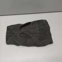 Chunky Warm Gray or Natural Lambs-Wool Dog Sweater, Size S
