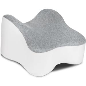 Large Knee Pillow for Side Sleepers, Memory Foam Long Leg Pillow for Side Sleeping for Hip Pain, Back Pain, Sciatica Pain Relief, Support Between Legs - Removable Cover (Small)