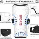 Soccer Shin Guards for Kids Youth, Shin Pads and Long Soccer Socks for 3-15 Years Old Boys Girls Toddler Children Teenagers, Soccer Equipment for Football Games (Small (3'3 - 3'8 Tall))