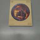 Wooden Puzzles for Adults - Fiery Escape Wooden Jigsaw Puzzle, Unique Animal Shaped Wood Puzzles Adult, Christmas Birthday Gifts for Friends/Family, Home Decor 8.5 * 8.4in 100pcs (Small)