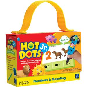 Educational Insights Hot Dots Jr. Numbers and Counting Card Set, Preschool and Kindergarten Readiness