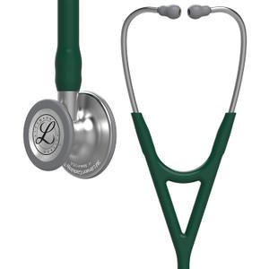 3M Littmann Cardiology IV Diagnostic Stethoscope, 6155, More Than 2X as Loud, Weighs Less, Stainless Steel Chest piece, 27" Hunter Green Tube