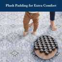 Veken 5x7 Ft Rug Pad Gripper for Hardwood Floors, Non Slip Dark Grey Rug Pads for Area Rugs, Thick Rug Grippers for Tile Floors, Under Carpet Anti Skid Mat, Keep Your Rugs Safe and in Place