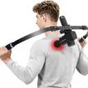 Massage Gun Holder,Detachable for Portability Massage Gun Extension Handle Compatible with Most Massage Guns, for Hard to Reach Areas,Muscle Pain Relief