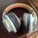 Life3 Ear Pads Replacement Care 1 Earpads Compatible with Doqaus Life 3/4/5 Care1 Wireless Headphones(Protein Leather and Memory Foam Ear Cushions)