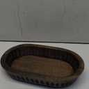 Samhita Mango Wood Decorative Bowls for Home Dcor, Decorative Long Wooden Bowl for Table Centerpiece (10" x 6" x 2")