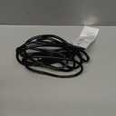 16/3 Black Indoor Outdoor Extension Cord 10 Ft Waterproof, Extension Cord with 3 Prong Grounded Plug,13A 1625W 16AWG SJTW, Flexible Weatherproof Power Cable for Offices, Gardens and Lawns