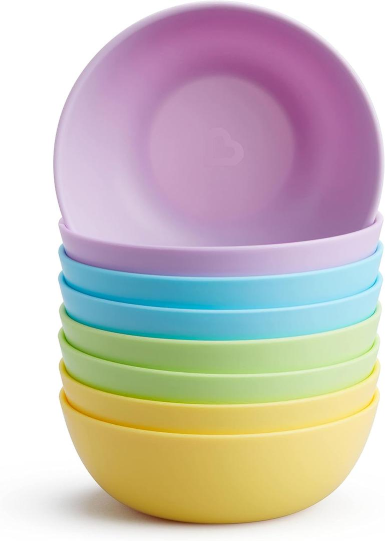 Munchkin Multi Baby and Toddler Bowls, 8 Pack
