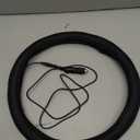 Heated Steering Wheel Cover – WARMITORY PU Leather 12V Quick Heating Car Hand Warmer, Anti-Slip, Universal 14.5–15.5" Fit for Car, Truck, SUV Steering Wheels (Black)